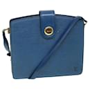 LOUIS VUITTON Epi Capucines Bolsa de Ombro Azul M52345 Autenticação de LV 51782 - Louis Vuitton