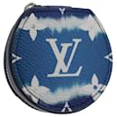 LOUIS VUITTON Monogram Escal Earphone Accessory Case Blue GI0491 LV Auth 50809a - Louis Vuitton