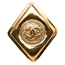 CC Diamond Frame Brooch - Chanel