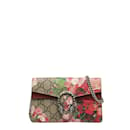 Gucci Super Mini GG Supreme Blooms Dionysus Crossbody Bag Canvas Crossbody Bag 476432 in Good condition
