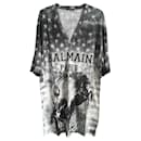 BALMAIN weit geschnittenes T-Shirt aus Leinenjersey - Balmain