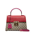 GG Supreme Padlock Top Handle Bag 453188 - Gucci