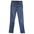 Khaite Slim-Fit-Jeans aus blauer Baumwolle