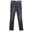 RE/Done-Jeans mit geradem, rohem Saum aus grauer Baumwolle - Re/Done