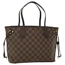 LOUIS VUITTON Damier Ebene Neverfull PM Tote Bag N51109 LV Auth 51269EN - Louis Vuitton