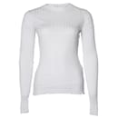 Anine Bing, Ribbed stretch top in white - Autre Marque