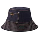 Thais Bucket Hat - A.P.C. - Cotton - Blue - Apc