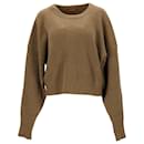 Altuzarra Anthea Cashmere-Blend Sweater In Khaki Cotton