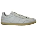 Tod's Tabs Low Top Sneakers in White Leather
