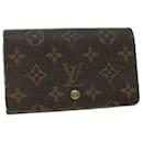 LOUIS VUITTON Monogram Porte Monnaie Billets Tresor Wallet M61730 Auth LV 52459 - Louis Vuitton