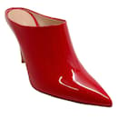 Gianvito Rossi Mules Nova vernies rouges