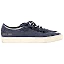 Common Projects Achilles Low Summer Edition Perforated Sneakers in Navy Nubuck Suede - Autre Marque