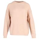 Acne Studios Brushed Knit Sweater in Peach Mohair