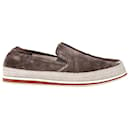 Baskets Espadrilles Prada Sport en Daim Marron