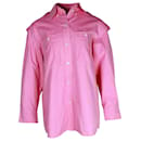 Camisa Isabel Marant Vinela de algodón rosa