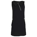 Love Moschino Mini Shift Dress in Black Cotton