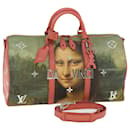 LOUIS VUITTON Masters Collection Keepall Bandouliere 50 M43377 Autenticação de LV 51258NO - Louis Vuitton