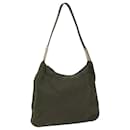 PRADA Shoulder Bag Nylon Khaki Auth cl699 - Prada