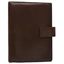 GUCCI Day Planner Cover Leather Brown Auth ki3292 - Gucci
