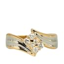 [LuxUness] 18k Gold & Platinum Diamond Ring Metal Ring in Excellent condition - & Other Stories