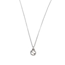 Collier à pendentif G entrelacé en argent - Gucci