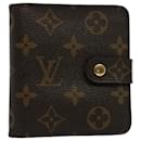 LOUIS VUITTON Portafoglio con zip compatta con monogramma M61667 LV Auth ep1491 - Louis Vuitton