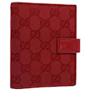 GUCCI GG Canvas Mini Day Planner Cover Red 031.2031.1014 Auth am4916 - Gucci