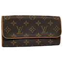 LOUIS VUITTON Monogram Pochette Twin PM Shoulder Bag M51854 LV Auth rd5728 - Louis Vuitton