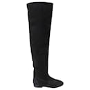 Isabel Marant Thigh High Boots in Black Suede