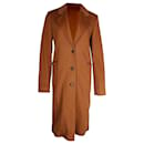Victoria Beckham Trench Coat in Brown Cashmere