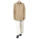 Beige quilted coat - size M - Burberry