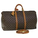 Louis Vuitton Monograma Keepall Bandouliere 60 Boston Bag M41412 Autenticação de LV 52226