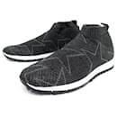 NINE JIMMY CHOO NORWAY STARS SHOES 39 BLACK CANVAS SNEAKERS SHOES - Jimmy Choo