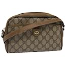 GUCCI GG Canvas Web Sherry Line Shoulder Bag Beige Red 116.02.089 Auth yk8283 - Gucci