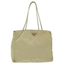 PRADA Shoulder Bag Nylon Khaki Auth cl676 - Prada