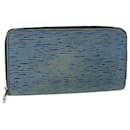 LOUIS VUITTON Epi Denim Zippy Wallet Long Wallet Blue M61862 LV Auth 51251 - Louis Vuitton