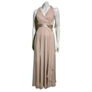 Bejewelled evening gown in dusky pink - Jenny Packham