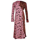 Diane von Furstenberg Tilly Crepe De Chine Wrap Dress in Floral Print Silk - Diane Von Furstenberg