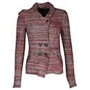 Jaqueta de noite Isabel Marant Tweed Pattern em lã virgem multicolorida