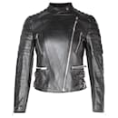 Celine Biker Jacket in Black Lambskin Leather - Céline