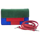 Green colour-block wallet - Jamin Puech