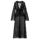 Anna Sui abrigo ligero de tul con estrella fugaz