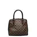 Louis Vuitton Damier Ebene Brera Canvas Handbag N51150 in Fair condition