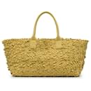 Bottega Veneta Yellow Poussin Paillettes Cabat Tote