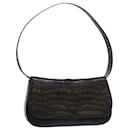 BALLY Shoulder Bag Leather Black Auth bs7892 - Bally
