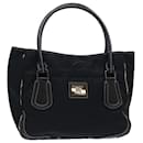 BURBERRY Blue Label Shoulder Bag Nylon Black Auth bs7873 - Burberry
