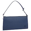 LOUIS VUITTON Epi Pochette Accessoires Tasche Blau M52985 LV Auth 52608 - Louis Vuitton