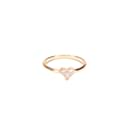 18K Hearts Diamond Ring - Autre Marque