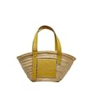 Loewe Raffia Basket Tote Bag Einkaufstasche aus Naturmaterial in gutem Zustand