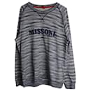 Missoni Logo Pattern Sweatshirt in Multicolor Cotton